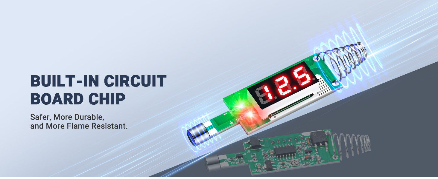 voltage tester with circuit board