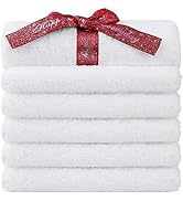 HOMEXCEL Hand Towels for Bathroom 6 Pack, Highly Absorbent Microfiber Towel for Bathroom, Gym, Be...