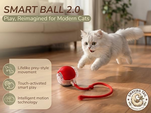 Interactive cat toys motion activated and rechargeable automatic cat interactive toys for pets.