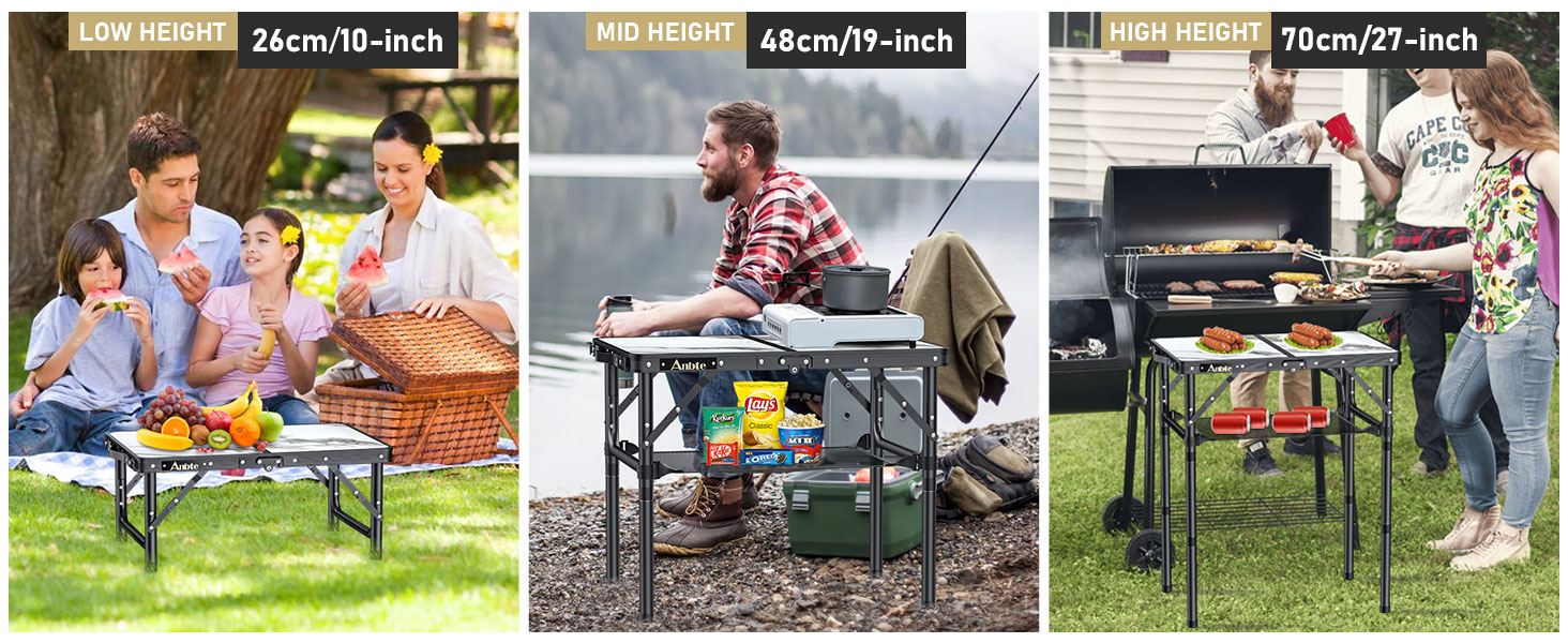 portable camping table