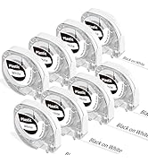 Goknu P12 Label Tape Compatible with DYMO Letratag Refills LT-100H LT-100T 200B, Replacement for ...