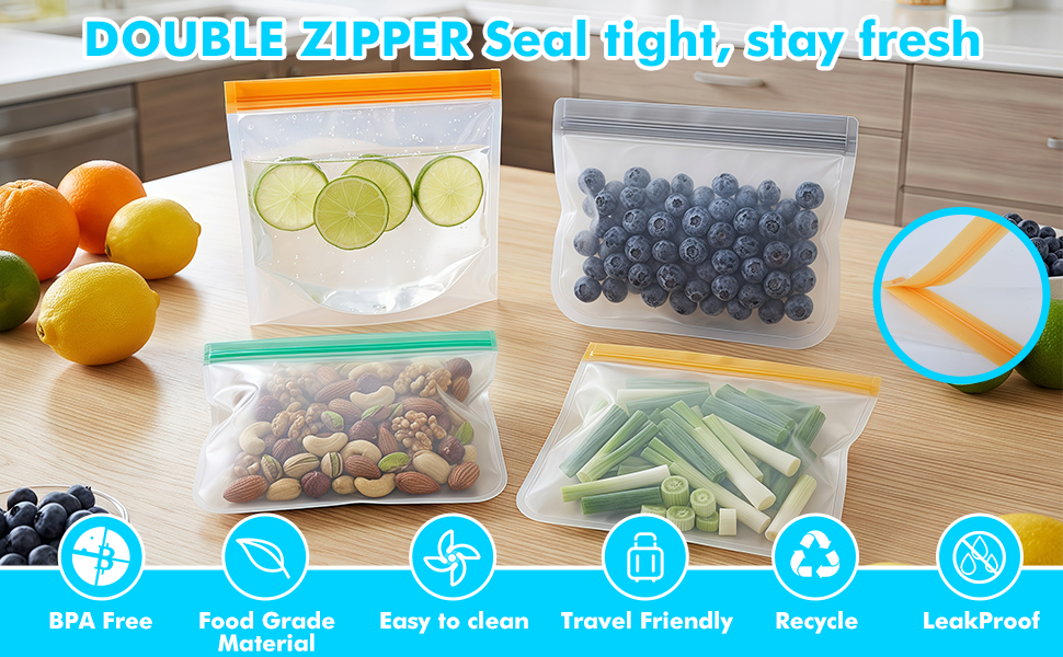 Reusable Freezer Bags