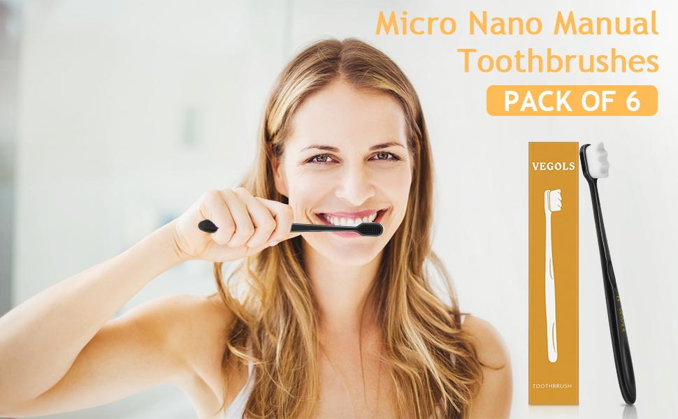 Ultra soft toothbrush clean the sensitive gum walls, eliminate the bad breath, keep mouth fresh