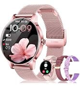 Smart Watches for Women, 1.27'' TFT Fitness Watch With Bluetooth Answer/Make Call,24H Heart Rate/...