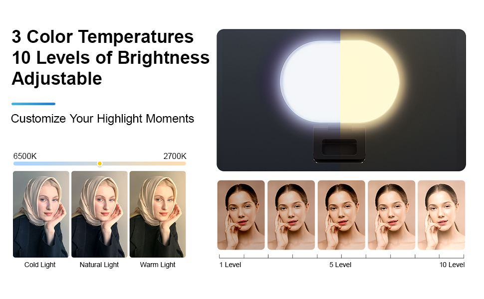 rechargeable selfie light