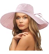HEEHIPOO Women's Sun Hat Wide Brim UV Protection Beach Hat