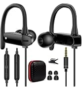 3.5mm Headphone Over-Ear Hook Wired Earbuds for Moto G Power Pure Play Back to School Supply Lapt...