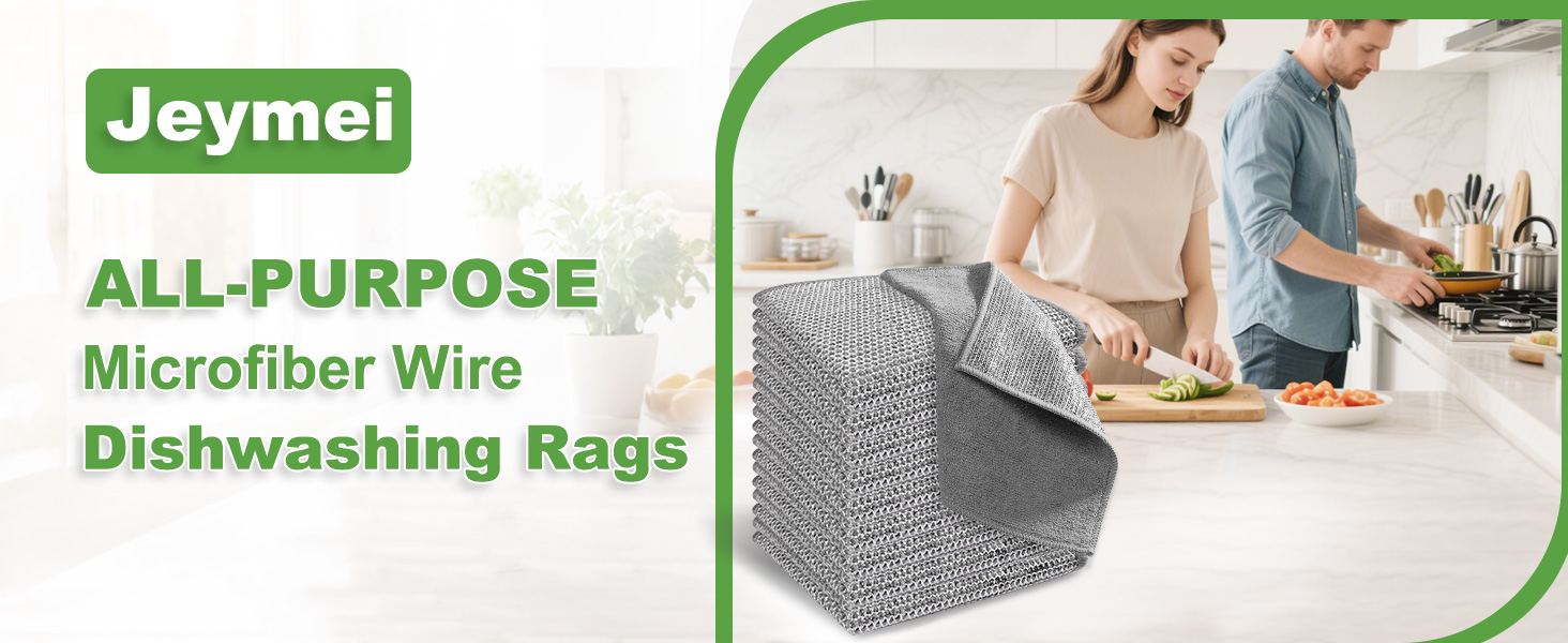 wire dishwashing rags