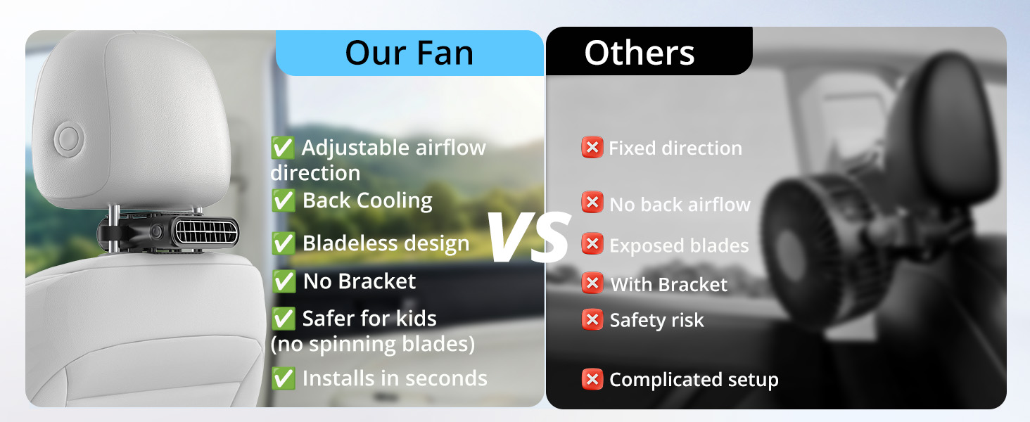 back seat fan