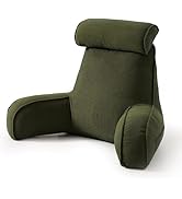 Ailuteie Corduroy Reading Pillow for Kids/Teens/Adults, Backrest Pillow for Bed Sitting Up, Daybe...