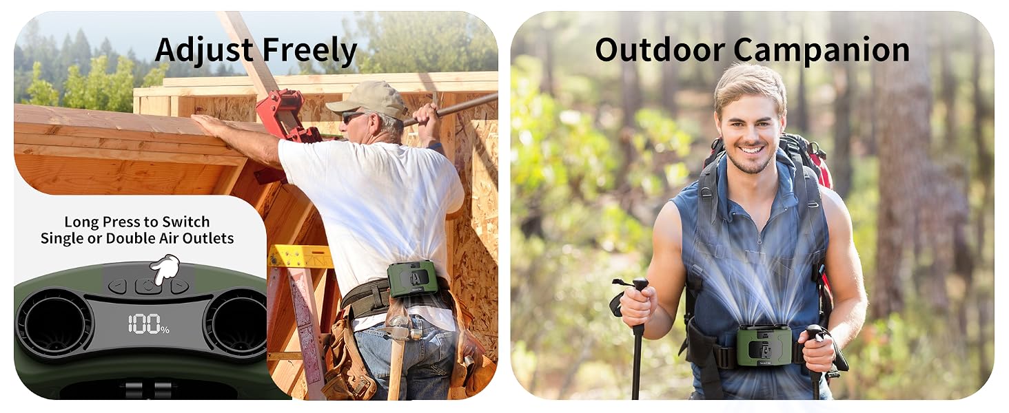 outdoor waist fan essentials