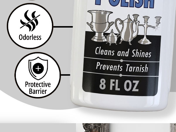 silver polish tarnish remover cleaner jewelry silverware metal restore shine cream antique cleaner