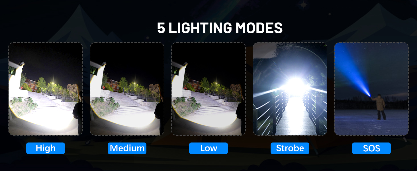 5 Light Modes