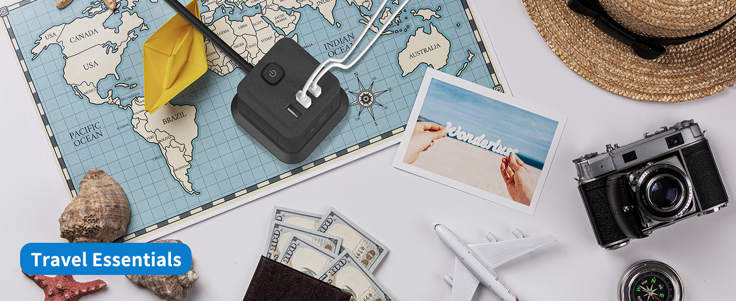 Travel Power Strip
