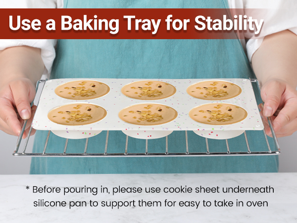 Use a Baking Tray for Stability