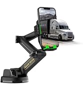 WUITIN Heavy Duty Phone Holder - Long Arm, Anti-Shake Suction Cup, Compatible with All Phones & V...