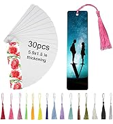 30 Pcs Sublimation Bookmark Blank 5.9
