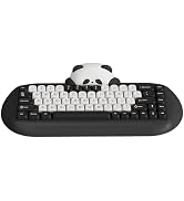 YUNZII C68 Panda Wireless Mechanical Gaming Keyboard, 68 Keys Cute Keyboard with PBT Keycaps, RGB...