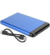 Qiilu 4Tb 2Tb External Hard Drive Enclosure Aluminum Alloy Mobile Hard Disk Box Usb3.0 Portable 2...
