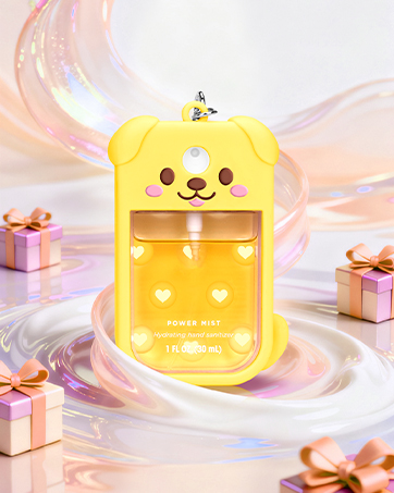 Dog Cat Silicone Case for Touchland Hand Sanitizer Spray Case with Keychain Touchland Case
