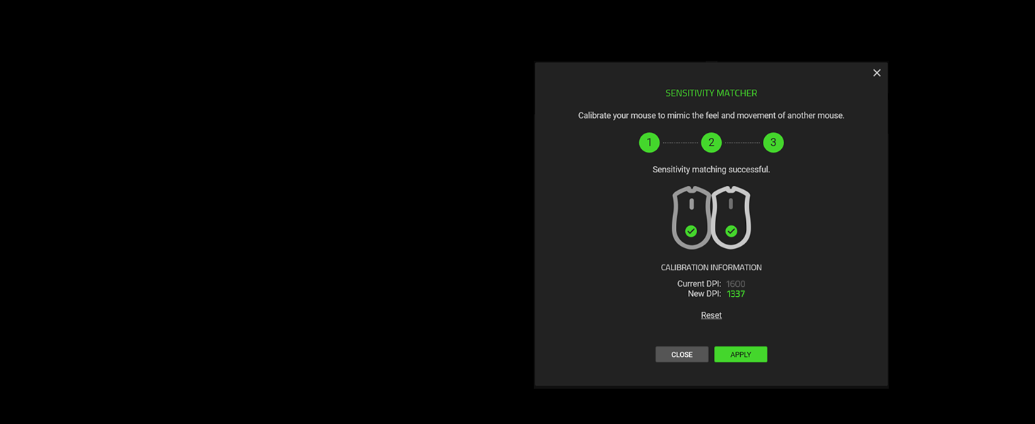 Sensitivity Matcher