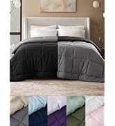Bedsure Comforters Queen Size Duvet Insert, Quilted Down Alternative Comforter, Ultra Soft Lightw...