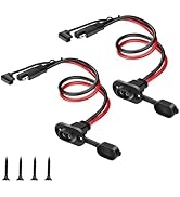 Linkstyle SAE Quick Connector Harness, 1FT 10AWG SAE Male to Female Cable, Waterproof SAE Extensi...
