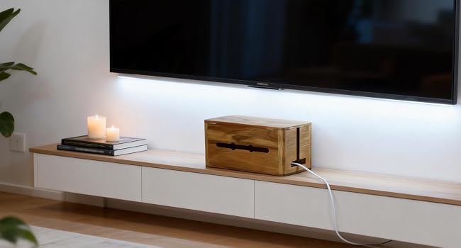 charging station cords hidden
