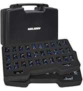 WELIDAY Miniature Figure Storage & Carrying Case, 64 Slot Hard Shell Figurine Minature Carrying C...