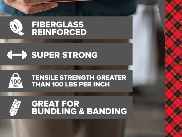 Scotch® Reinforced Strength Shipping Strapping Tape