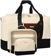 Stuery Weekender Bags for Women with Toiletry Bags: Large Overnight Bags Travel Duffel Bag Carry ...