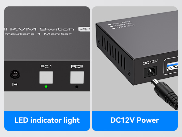 KVM Switch 4 Computers 1 Monitor