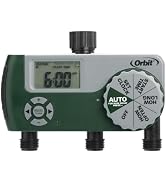 Orbit Programmable Digital Hose Watering Timer - 3 Outlet - Battery Powered - with LCD Screen - B...