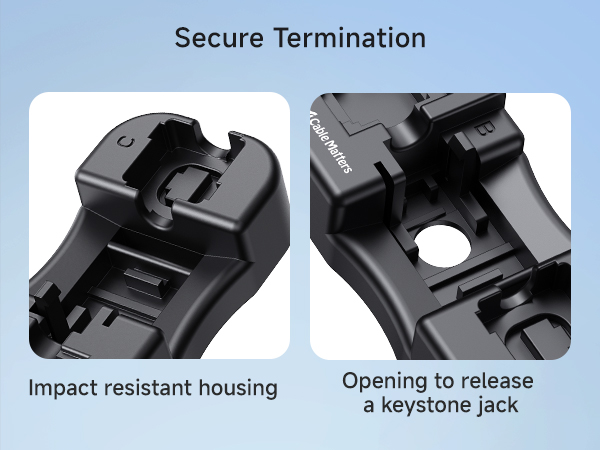 Keystone Jack Punch Down Tool Stand - Stable Base for RJ45 & RJ11 Termination