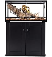 REPTI ZOO Reptile Terrarium Cabinet, Reptile and Amphibian Terrarium Stand 36" W x 18" D x 30" H