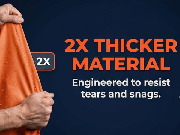 2x thicker material