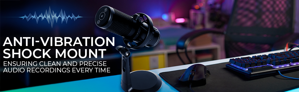 Cardioid Microphone Adjustable Stand Microphone High-Quality Audio Professional Recording Mic