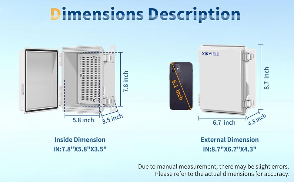 Dimensional specification