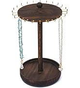 LingLingo Necklace Holder Organizer Jewelry Display Stand for Selling,24 Hooks,14 Inches, Tangle ...