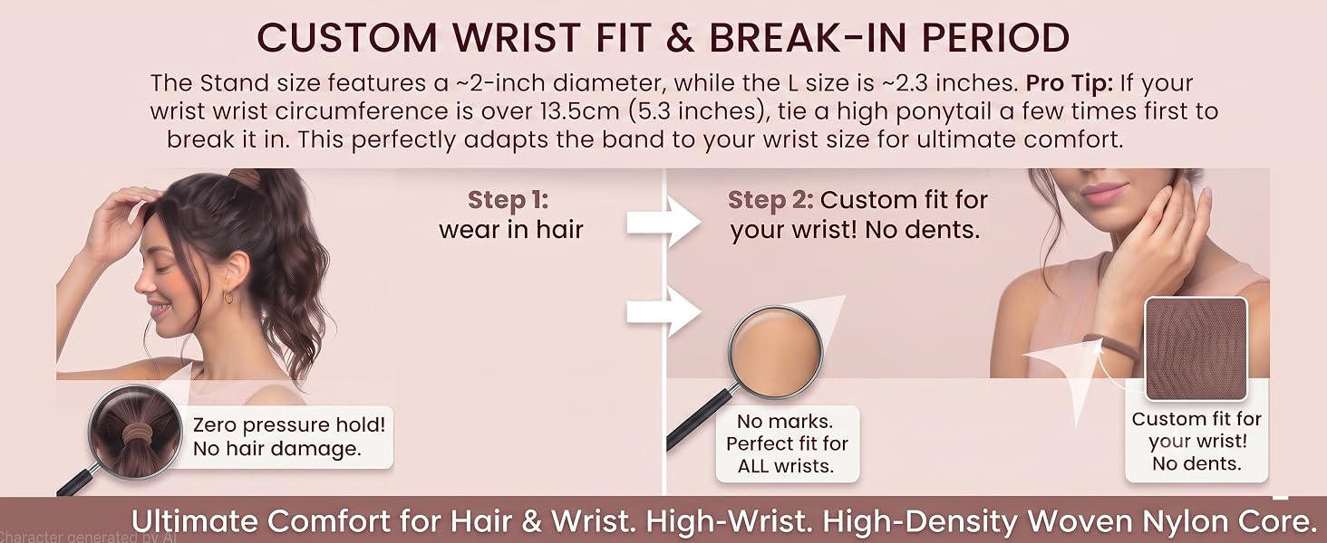 CUSTOM WRIST FIT & BREAK-IN PERIOD