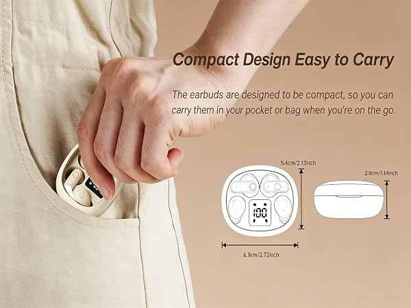 Mini Invisible Sleep Bluetooth Earbuds