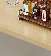 Homode Liquor Bottle Display Shelf, Coffee Syrup Rack Organizer, 3 Tier Wine Rack Countertop, Hom...