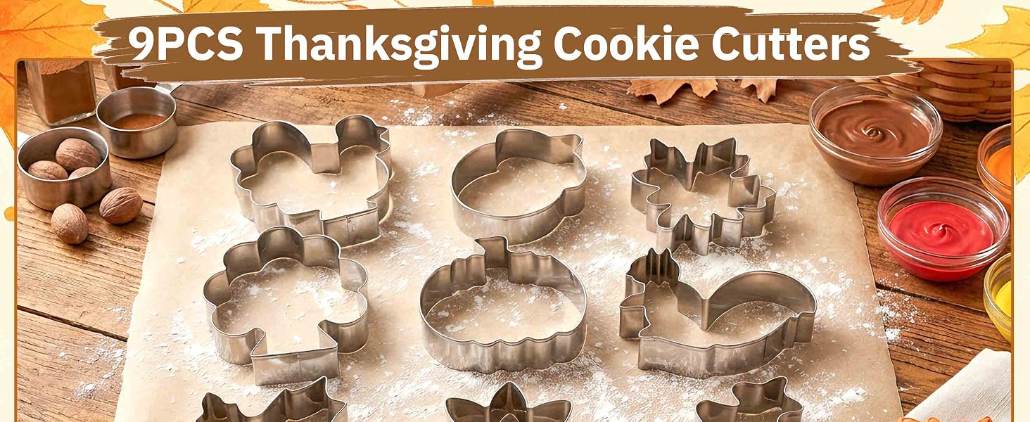 Thanksgiving Cookie Cutters