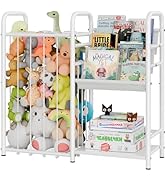 GRANNY SAYS 3 Tier Kids Bookshelf and Toy Storage, Stuffed Animal Storage with Kids Bookshelf, Ki...