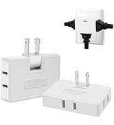 3 Way Flat Wall Outlet Extender Adapter