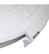 LSGCQ Kerf Weather Stripping Door Seal Strip 26 Ft Q Foam Door Weatherstrip Seal with Slot Card S...