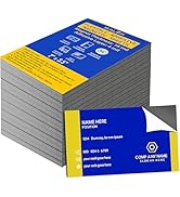 Business Card Magnets Peel and Stick 2" x 3.5"- 50 Strong Magnetic Sheets with Adhesive Backing t...