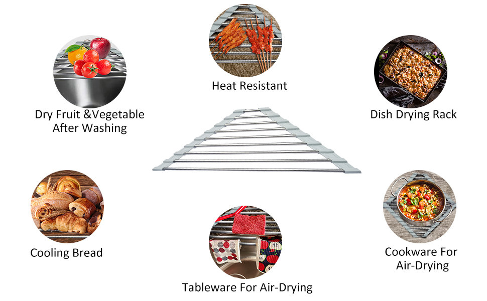 Triangle Dish Drying Rack