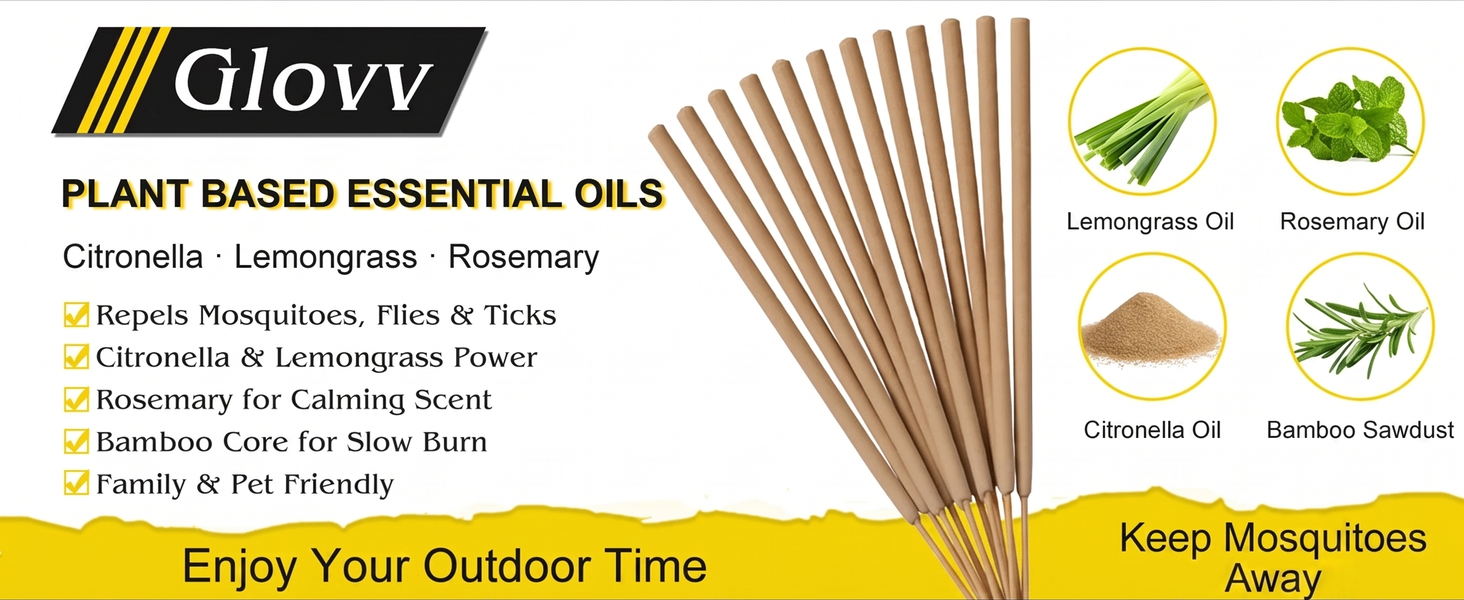 Citronella Candles Repellent Stick
