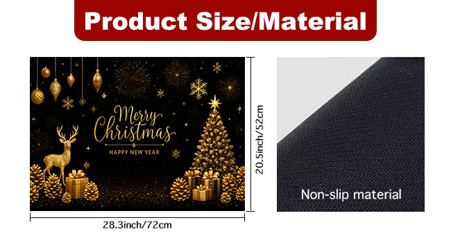 Christmas Stove Top Cover